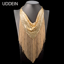 UDDEIN brand necklace women Good quality luxury alloy tassel pendant collar statement choker necklace & pendant maxi jewelry 2024 - buy cheap