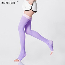 Dicski-Calcetines de Yoga profesionales para mujer, medias varicosas ajustadas, de compresión, antigrasa, Lycra, para dormir, 420D 2024 - compra barato