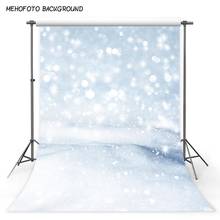 Mehofond Winter Snowflake Decor Background Glitter Snow Polka Dots Bokeh Baby Portrait Photography Backdrops Photophone Studio 2024 - buy cheap