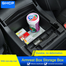 QHCP-caja de almacenamiento con reposabrazos para coche, contenedor organizador de ingeniería, accesorio para Subaru Forester 2019 2024 - compra barato