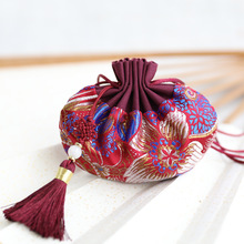 Cotton High Quality Splice Retro Flower Series Palace Sachet Bag Tassel Jewelry Bags Car Hanging Decoration Gift Bags 2024 - buy cheap