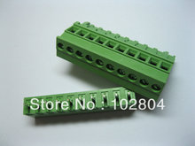 10 Pcs Pitch 5.08A 5.08mm 10way/pin Straight-pin Screw Terminal Block Connector Pluggable Type 2EDCD-5.08A-2EDCR Green HOT Sale 2024 - buy cheap