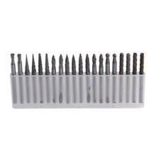 3*3mm Tungsten Steel Solid Carbide Rotary burrs Cutter Grinding Set CNC Engraving Bit  Dremel Abrasive Tools 20PCS 2024 - buy cheap