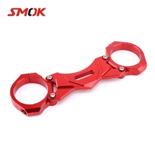 SMOK Motorcycle Accessories CNC Aluminum Alloy Front Fork Stabilizer Bracket For Honda CB650F CBR650F 2014 2015 2016 2017 2024 - buy cheap