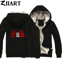 Anjo sobrenatural castiel cas estava aqui roupas de casal meninas mulher zip completo outono inverno mais veludo parkas ziiart 2024 - compre barato