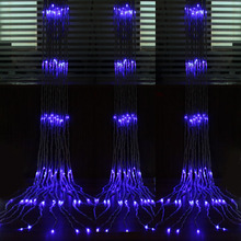 Led Waterfall String Curtain Light 6m*3m 640 Leds Water Flow Christmas  Holiday Decoration Fairy String Lights Holiday lights 2024 - buy cheap