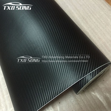 High quality Black 3d carbon fiber wrap film 3d Black carbon film with air free bubbles with size:1.52*5m/Lot By free shipping 2024 - buy cheap
