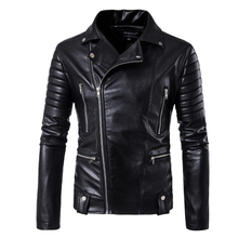 Jaqueta masculina de couro com caveira, casaco bomber estilo punk para motociclista 5xl 2024 - compre barato