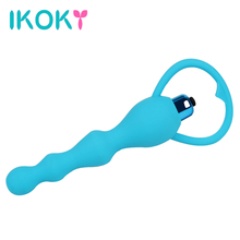 IKOKY Anal Vibrator Sex Toys for Woman Men Prostate Massager Silicone Anal Beads Gay Erotic Toys Adult Products Waterproof 2024 - buy cheap
