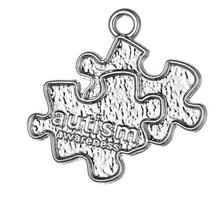 10pcs/lot Silver Plated Autism Awareness Charms Jigsaw Puzzle Piece Pendants Wholesale diy Jewelry 2024 - buy cheap