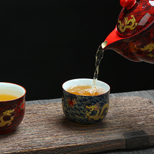 Taza de cerámica China de Kung Fu, taza de té de diseño de Chino real, juego de té de porcelana de estilo chino, tazas de café 2024 - compra barato