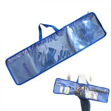 71 см синий прозрачный пластиковый холщовый мешок для других рыболовных снастей сумка для хранения и Удочка катушка леска 2024 - купить недорого