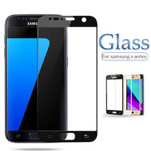 Защитное стекло для Samsung s7, s6, s5, s4, s3, закаленное стекло для Galaxy S, 3, 4, 5, 6, 7, c, 5s, 7 s, пленка с полным покрытием 2024 - купить недорого