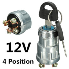 12V Car Boat Motorcycle Ignition Starter Key Switch Barrel 4 Position With 2 Keys Universal 2024 - buy cheap