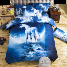 Home Textile 3D Universe Sky Style Patterns Bedclothes Duvet Cover + Pillowcase Printing Bedding Set 2/3pcs Single Queen Size 2024 - buy cheap