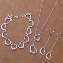wholesale High quality silver plated Fashion jewelry   Necklace  earrings bracelet  WT-074 2024 - buy cheap
