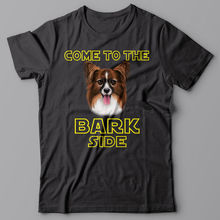 Slim Fit Top Short Sleeve Hipster Tees Papillion Dog T-Shirt Come To The Bark Side - Dark Side We Have Cookiescasual Tee Shirt 2024 - buy cheap