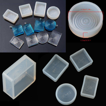 3D Water Ripple Liquid Silicone Mold Resin Molds For Jewelry DIY Resin Jewelry Pendant Necklace Pendant Lanugo Mold 2024 - buy cheap