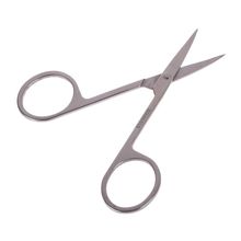 Novo profissional prego scissor manicure para unhas sobrancelha nariz cílios cutícula tesoura curvada pedicure maquiagem ferramentas 2024 - compre barato