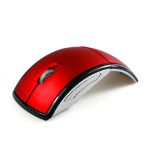 Mouse sem fio 2.4g dobrável, mini mouse mudo usb para viagem e notebook, receptor nano para laptop, pc e desktop 2024 - compre barato