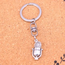 20Pcs microphone Keychain Novelty Gadget Trinket Souvenir Christmas Gift Keychain Drop Shipping 2024 - buy cheap