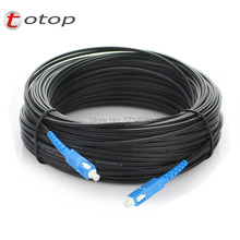 100M Outdoor SC UPC Simplex FTTH Drop Patch Cable SC SM Simplex G657A Fiber optic patch cord FTTH fiber optic jumper Cable 2024 - buy cheap