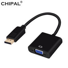 CHIPAL DisplayPort Display Port DP to VGA Adapter Cable Male to Female Converter for PC Computer Laptop HDTV Monitor Projector 2024 - купить недорого