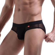 Male Underwear Transparent Mesh Mens Briefs Sexy Gay Underpants Mens Underwear Briefs Slip Man Briefs Underwear Men 2024 - buy cheap