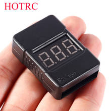 HotRc BX100 1-8S Lipo Battery Voltage Tester/ Low Voltage Buzzer Alarm/ Battery Voltage Checker with Dual Speakers 2024 - buy cheap