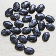 Natural Spectrolite Stone Oval CAB CABOCHON Teardrop Beads For Jewelry Making Friends Gifts 18*25mm Wholesale 10Pcs/Lot 2024 - buy cheap