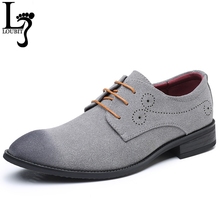 Men Brogue Shoes Fashion Pointed Toe Lace Up Men's Business Casual Shoes Gentleman Dress Shoes Big Size 38-48 Drop Shipping 2024 - buy cheap