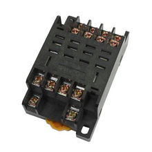 35mm DIN Rail Track 14Pin DTF14A Poder Relay Socket Base para H3Y-4 MY4 2024 - compre barato