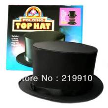 Бесплатная доставка, черная складная шляпа-волшебный трюк, веселая магия, Волшебная вечеривечерние. 2024 - купить недорого