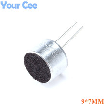 50 pcs 9*7mm Capacitive Electret Microphone Pick-Up Sensitivity 52D MIC Electret Condenser 9mm x 7mm With Pins 2024 - buy cheap
