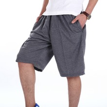 plus size 2XL-7XL Solid Shorts Man Summer Fashion Casual Bermuda cotton Short Men Homme sporting Loose Beach Shorts 2024 - buy cheap