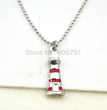 Модное ожерелье с кулоном в виде красного маяков 10 шт. 2024 - купить недорого