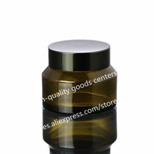 High Quality 500pcs 30g Green Glass jars, 30ml Cream jars, Skin Care Cream bottles, Dark Glass Cosmetic Containers Free Shipping 2024 - buy cheap