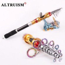 Altruism quality portable telescopic fishing Rod china canne a peche carbon fiber fishing rod spinning rods pole boat rock sea 2024 - buy cheap