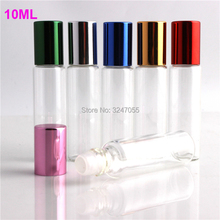 10ML 10/30/50/100pcs Professional Portable Travel Roll on Perfume Glass Bottle,Cosmetic Empty Essential Oil Roll on Glass Bottle 2024 - buy cheap