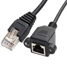 MLLSE вниз угловой и вверх угловой 90D STP UTP Cat 5e штекер-гнездо монтажный кабель Ethernet 30 см стандартный 2024 - купить недорого