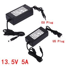 Universal 13.5V 5A AC to DC Power Supply Adapter Dual Cable Converter 5.5x2.1-2.5m Light Monitor Device Electronic Instrument 2024 - buy cheap