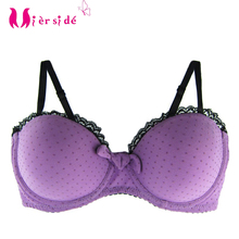 Mierside 604-133 Padded Hot Sale Girls' Bra Comfortable Push Up Women Underwear Lovely Purple Bra 34 36 38 A B C D 2024 - buy cheap