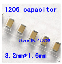 Free shipping 1206 SMD capacitor    10nf  50V  103K  200pcs X7R 2024 - buy cheap