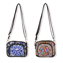New Fashion embroidery Women Shopping Small bags!Hot All-match Lady Shoulder&Handbags Nice Floral Embroidered Bohemian Carrier 2024 - buy cheap