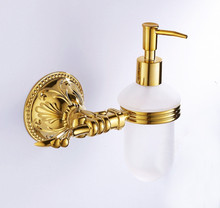 Brass Gold plating Soap Dispenser /Bathroom Accessories titanium Liquid Soap Dispenser GB011b 2024 - buy cheap
