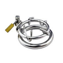 Super Short Lockable 304 Stainless Steel Chastity Belt,Male Chastity Device,Adult Game,Cock Cage,Fetish BDSM Sex Toys For Men 2024 - buy cheap