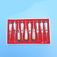 New Arrival 10 pcs/ kit dental lab dentistry dentist dental equipment for teeth whitening clareador curved root elevator 2024 - buy cheap