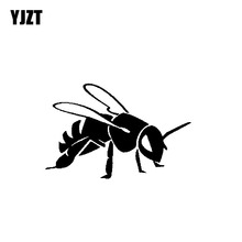 YJZT-pegatina de vinilo para coche, pegatina de abeja fresca de bosque, 19,1 CM x 12,4 CM, negro/plata, C19-0131 2024 - compra barato