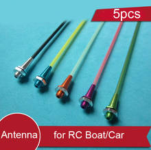5PCS RC Boat Antenna Tube With Aluminum Alloy Antenna Base Spare Parts For RC Car/Boat Model 1.5mm 2024 - buy cheap