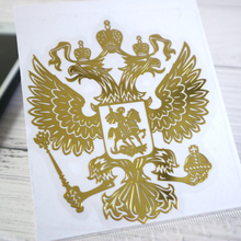 Escudo de Armas de Rusia, pegatinas de Metal de níquel para coche, emblema de águila para Estilismo de coche, n. ° 5,2x6cm, 3,4x4cm 2024 - compra barato